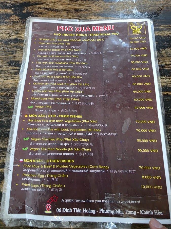 Phở Xưa Hà Nội 1975