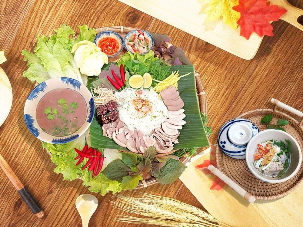 Cháo lòng bánh hỏi Quy Nhơn