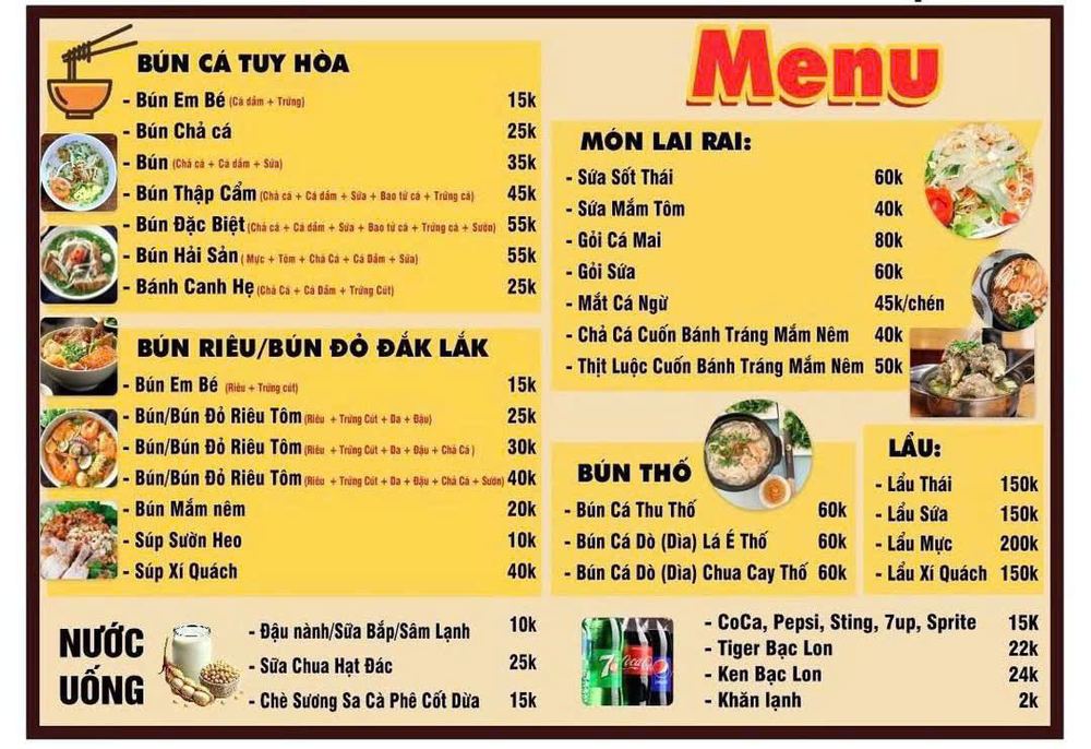 BÚN CÁ TUY HÒA