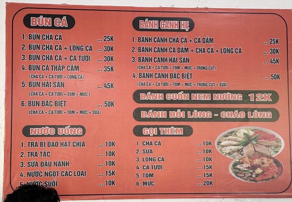 Quán Tiên- Bún Cá- Bánh Canh Hẹ