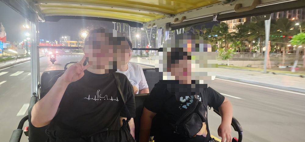 꾸이년 전기카트택시 체험