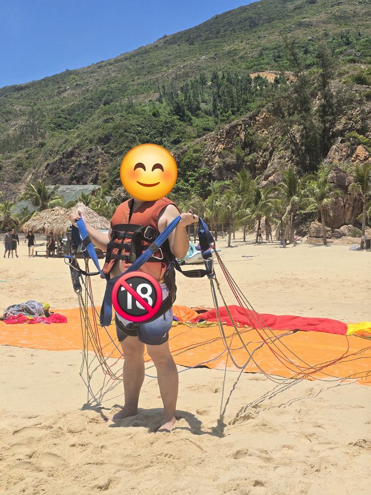 끼꼬비치 패러세일링