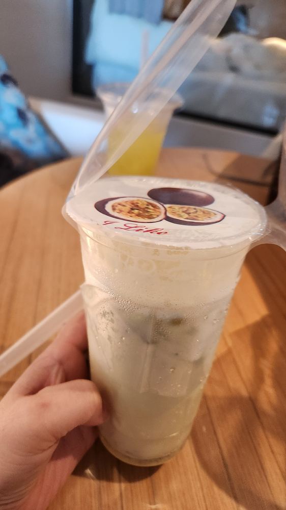 녹두콩물 노점