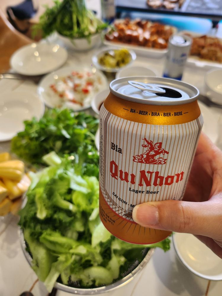 꾸이년 현지 맥주 물가